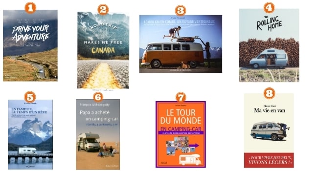 Les meilleurs livres vanlife, camping-car et road trip