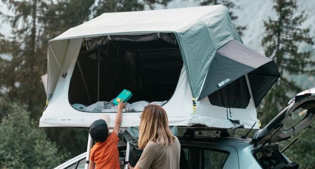 Mini - Tente de toit compacte - Rooftop Camp