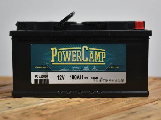 Batterie acide à entretien pour camping-car et van 12V 100Ah